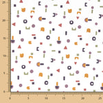 Punto Algodón Estampado Formas - Ribes y Casals