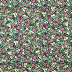 Popelín Jardín Silvestre Marino - Ribes y Casals