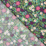 Popelín Jardín Silvestre Marino - Ribes y Casals