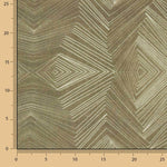 Lino y Yute Estampado Geométrico Tierra - Ribes y Casals