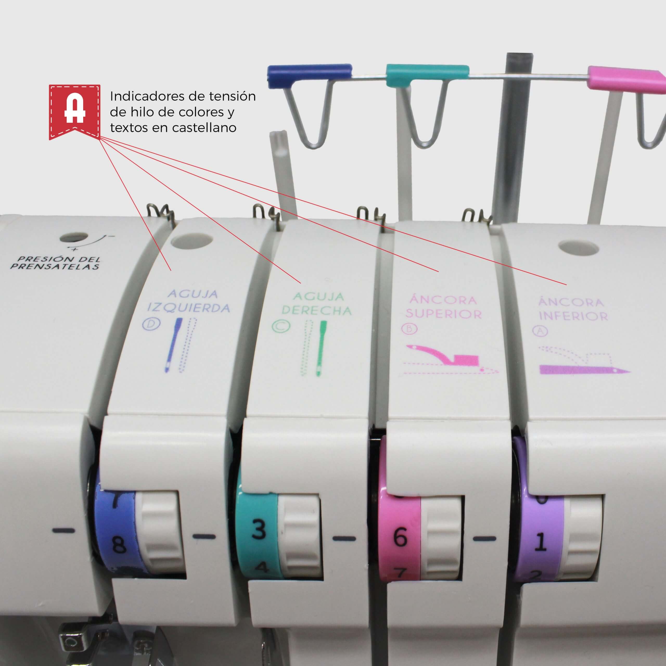 Máquina Overlock Alfa Precise Essence Remalladora - Ribes y Casals