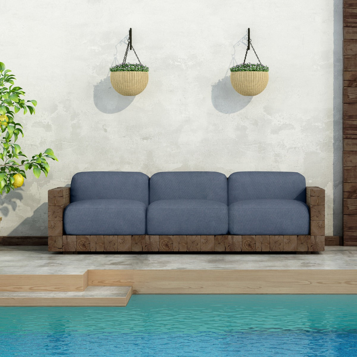 Lona Exterior Teflón Azul Vigoré 320cm - Ribes y Casals