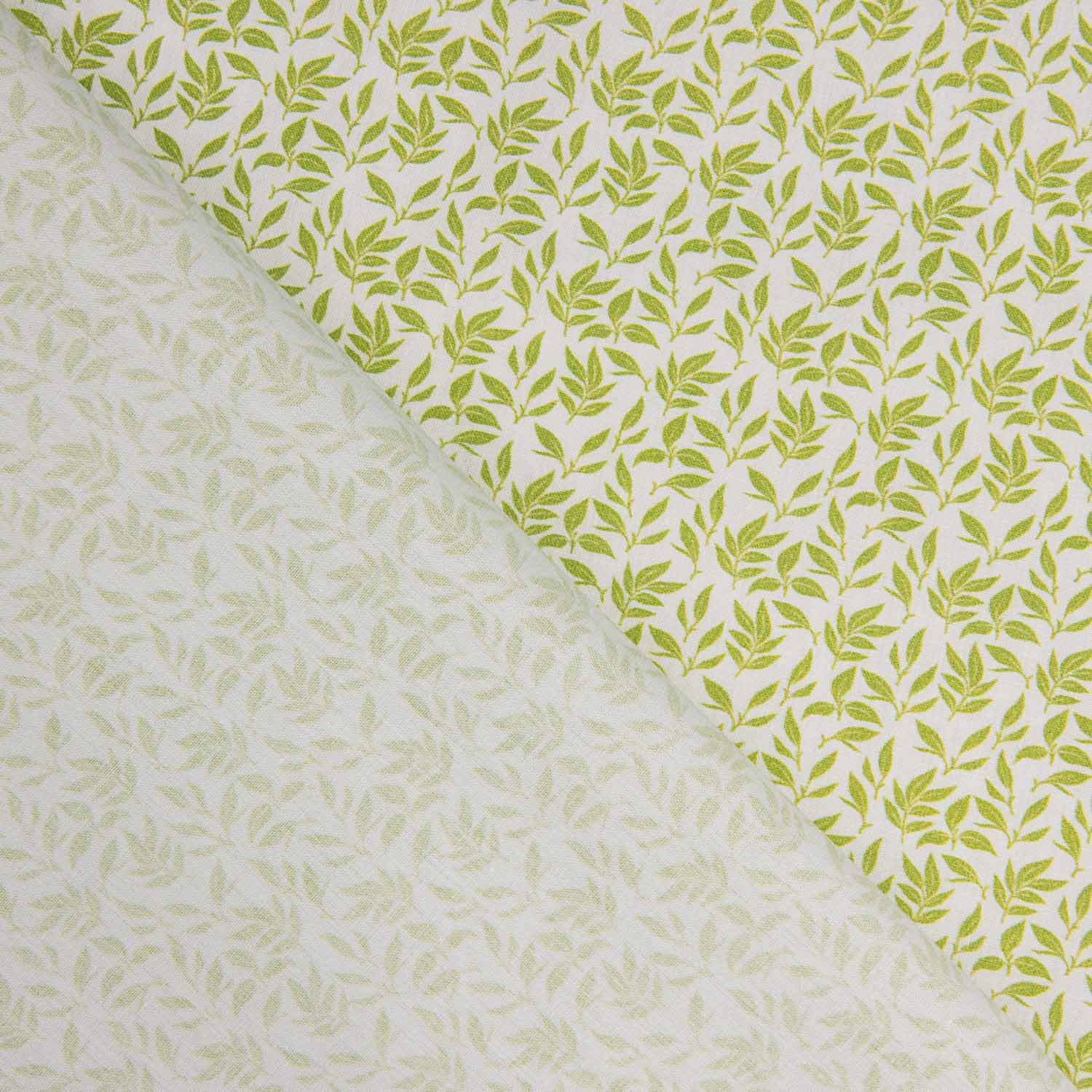 Percal Estampado Ramillete Pistacho - Ribes y Casals