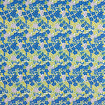 Percal Estampado Flores Azulina Intenso - Ribes y Casals