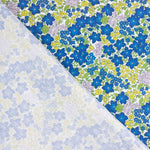 Percal Estampado Flores Azulina Intenso - Ribes y Casals