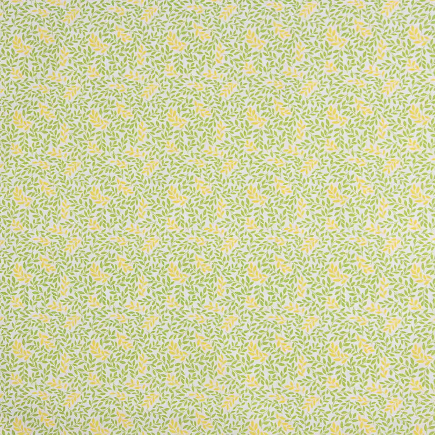 Percal Estampado Ramillete Amarillo Verde - Ribes y Casals