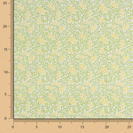 Percal Estampado Ramillete Amarillo Verde - Ribes y Casals