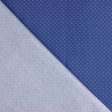 Percal Estampado Fondo Azul Lunar Blanco - Ribes y Casals