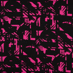 Retal Voile Algodón Graffiti Fucsia 100 x 145 cm - Ribes y Casals