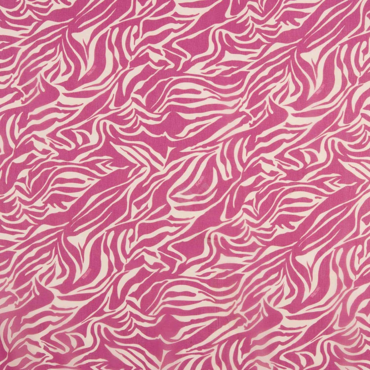 Gasa Poliéster Cebra Fucsia - Ribes y Casals