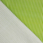 Percal Estampado Rayado Pistacho - Ribes y Casals
