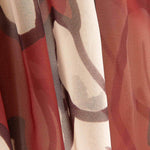 Gasa Bambula Estampada Magnolia Terracota - Ribes y Casals