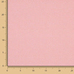 Percal Estampado Puntitos Blanco-Fresa - Ribes y Casals