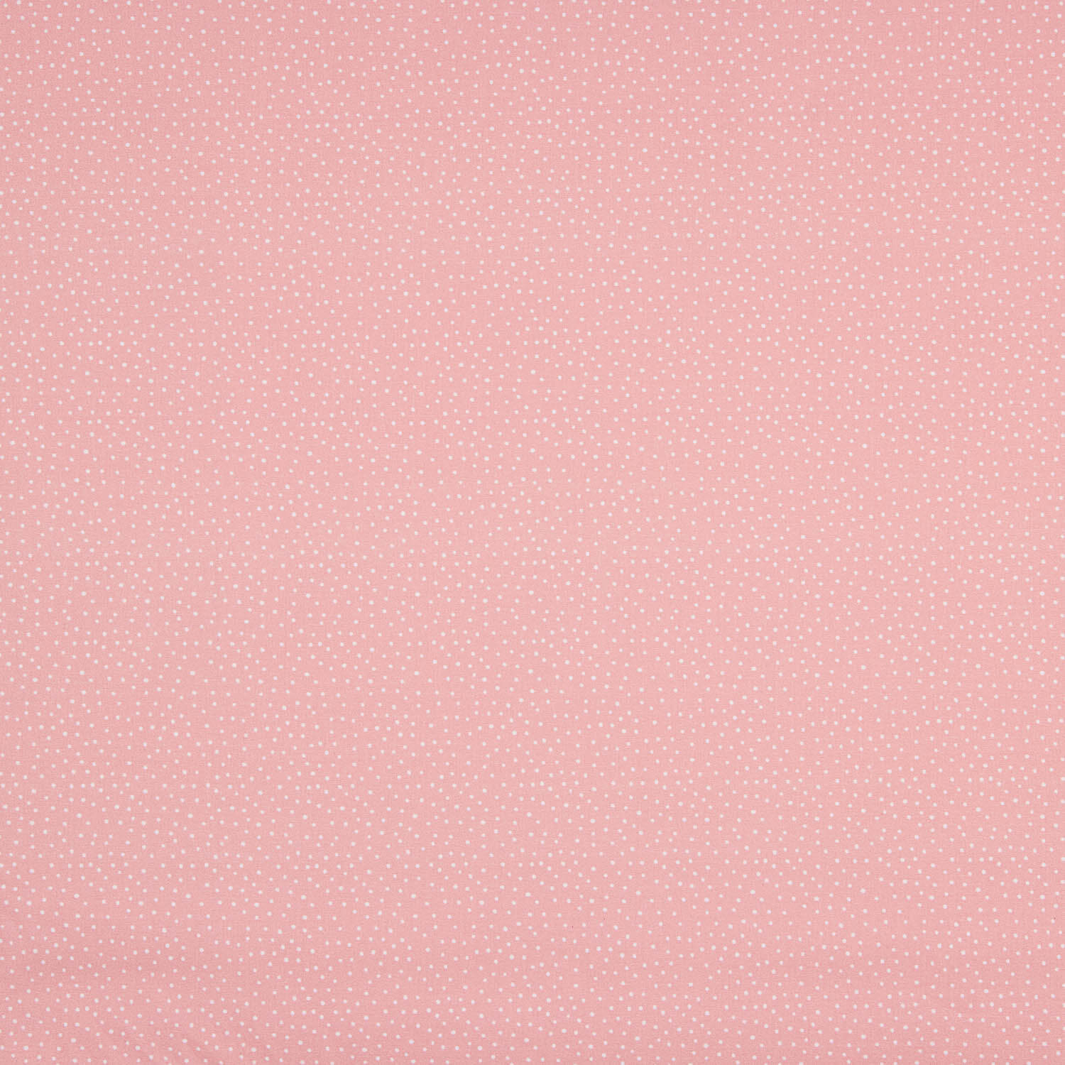 Percal Estampado Puntitos Blanco-Fresa - Ribes y Casals