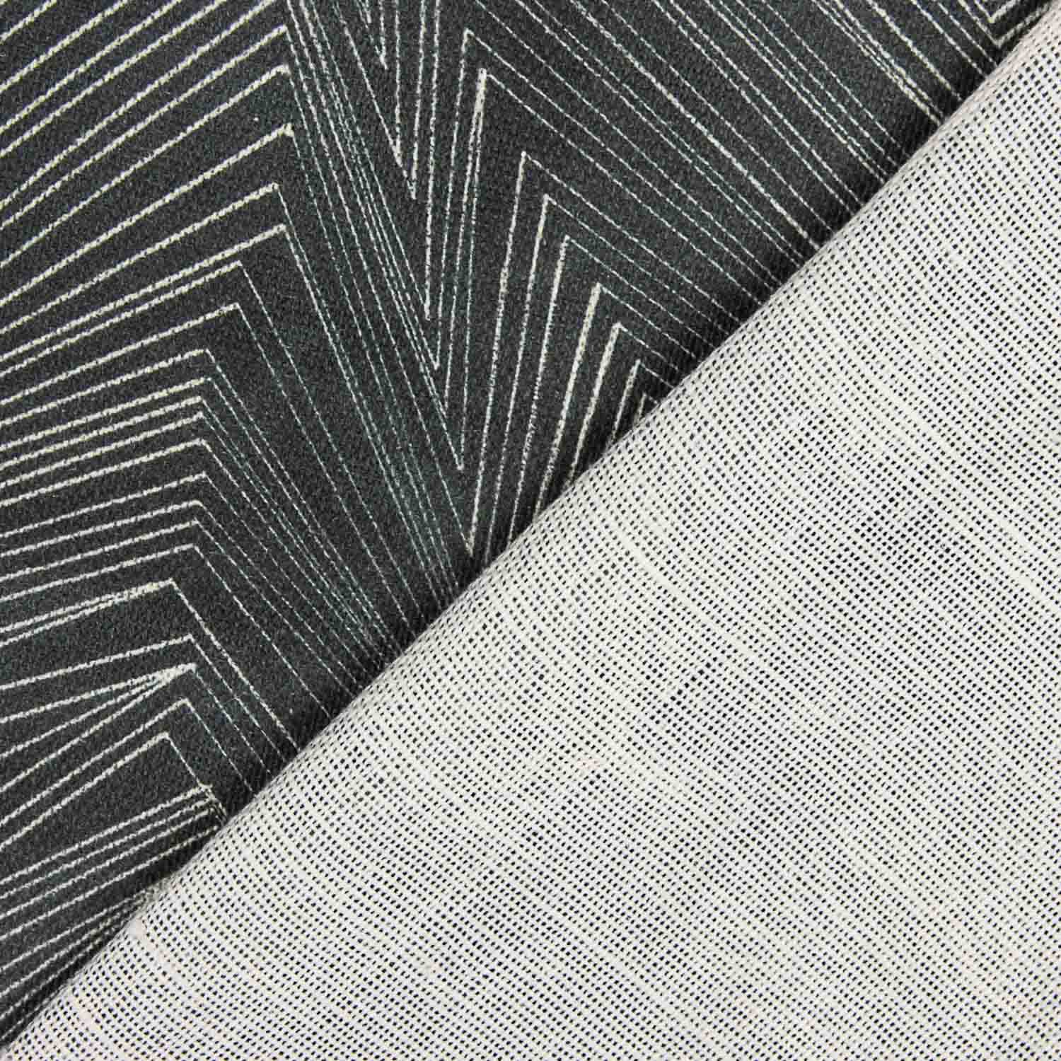 Lino y Yute Estampado Geométrico Sacred - Ribes y Casals