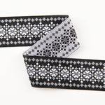 Cinta fantasía Jacquard Negro - Ribes y Casals