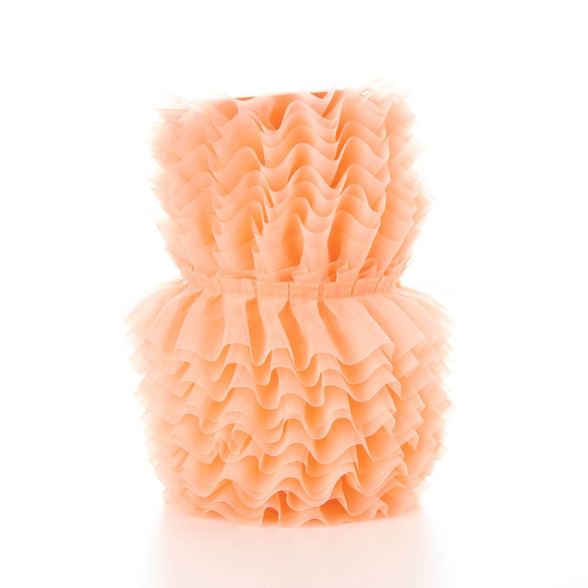 Cinta Plisada Garrucha 6 cm Salmón - Ribes y Casals