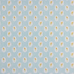 Percal Estampado Medallón Floral Verde Agua - Ribes y Casals