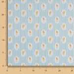 Percal Estampado Medallón Floral Verde Agua - Ribes y Casals