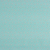 Percal Estampado Ramilletes Blanco Verde Agua - Ribes y Casals