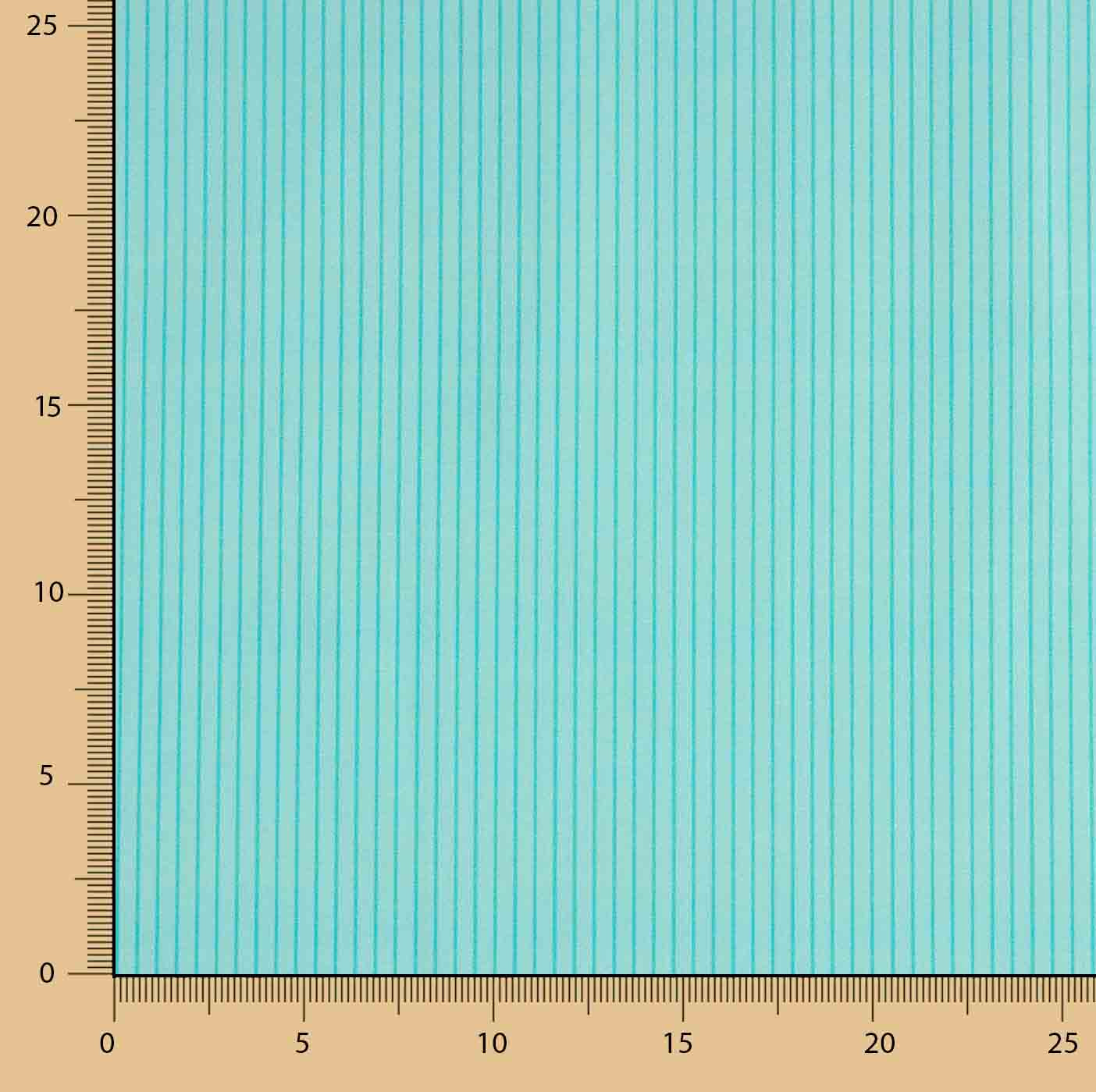 Percal Estampado Rayas Verde Agua - Ribes y Casals