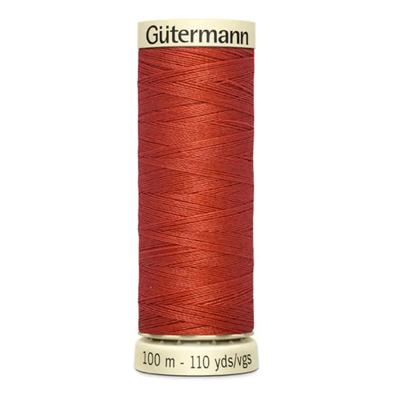 Hilos Gütermann 100m color 589 Naranja Quemado - Ribes y Casals