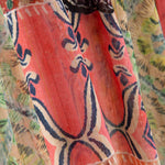 Gasa Bambula Lurex Estampada Patchwork Boho Coralia - Ribes y Casals