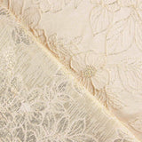 Brocado Floral Beige con Detalle Dorado - Ribes y Casals