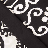Retal Viscosa Estampado Étnico con Cenefa Negro - Varias medidas x ancho de 140 cm - Ribes y Casals
