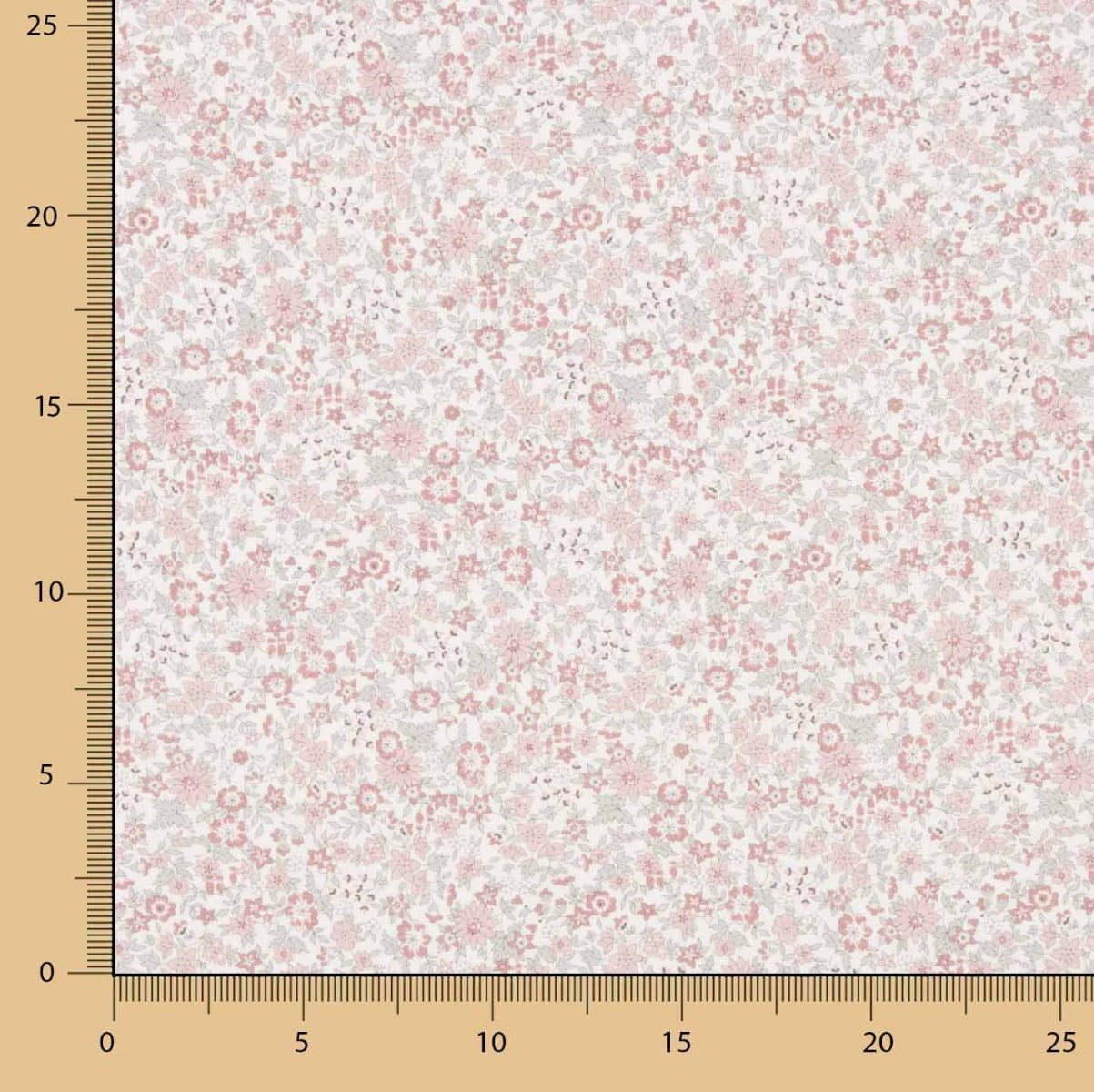 Batista Algodón Rosa Empolvada - Ribes y Casals