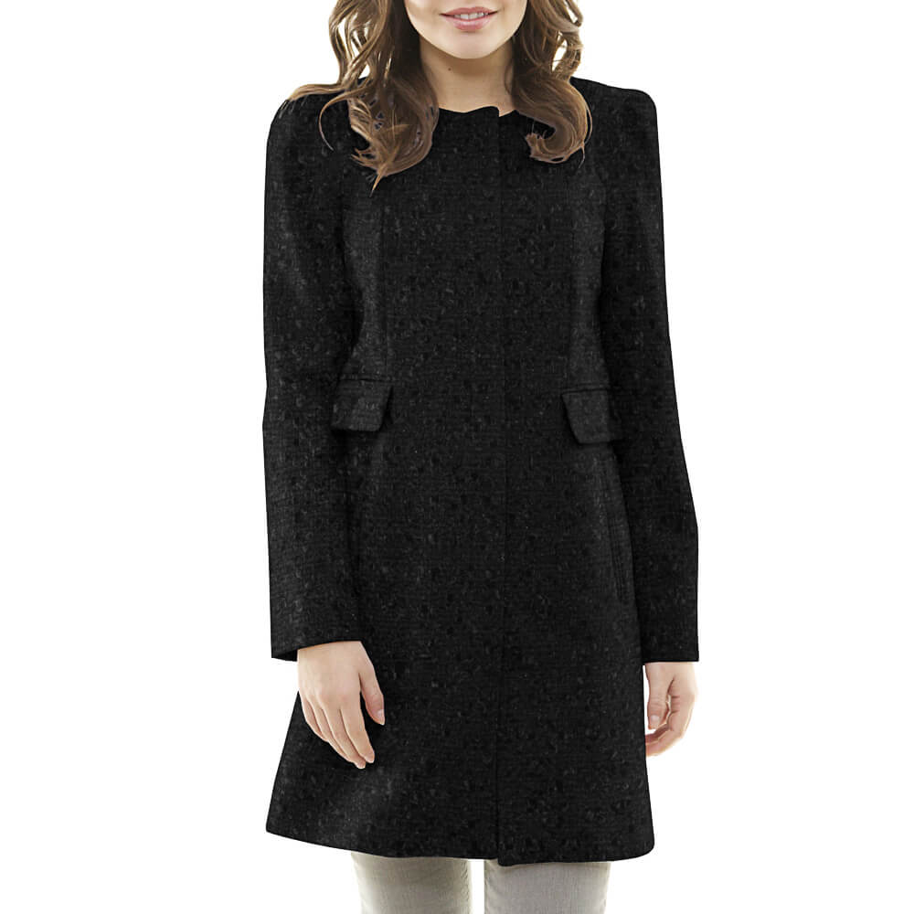 Tweed Lana Boucle Negro - Ribes y Casals