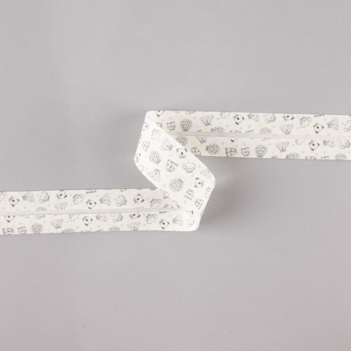 Cinta Bies Zoo Azul-Verde 18mm - Ribes y Casals