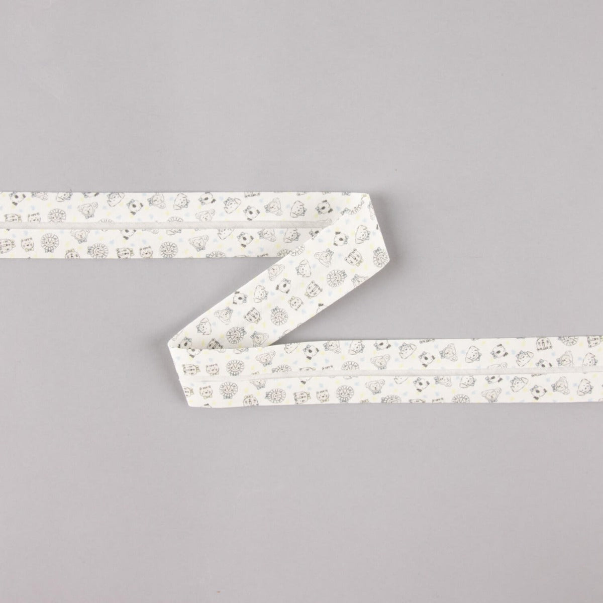 Cinta Bies Zoo Azul-Verde 18mm - Ribes y Casals