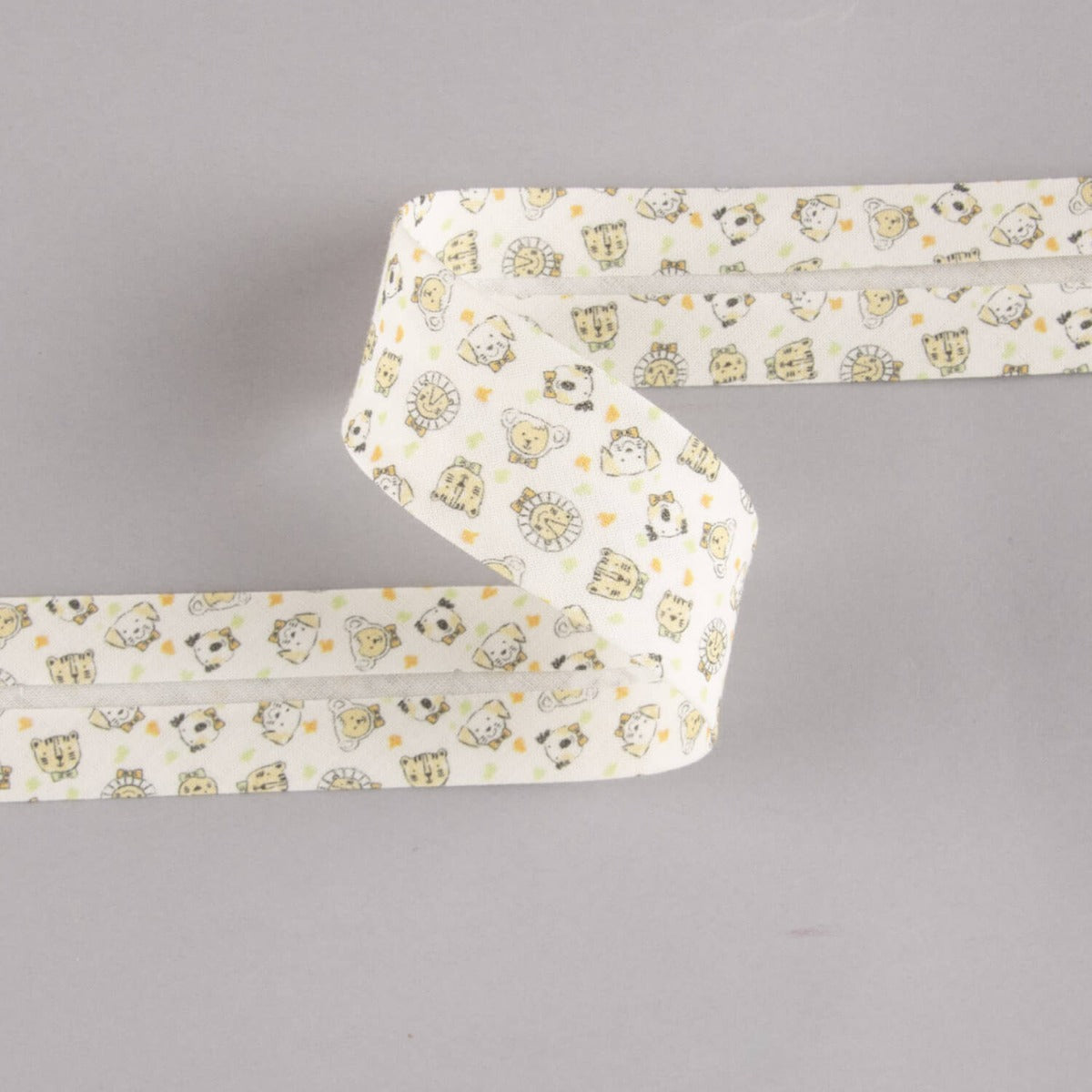 Cinta Bies Zoo Naranja-Verde 30mm - Ribes y Casals