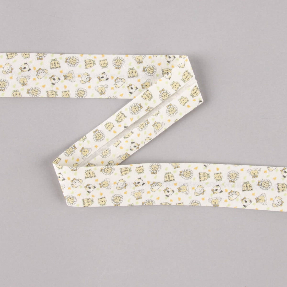 Cinta Bies Zoo Naranja-Verde 30mm - Ribes y Casals