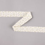 Cinta Bies Jirafas Naranja-Crema 18 mm - Ribes y Casals