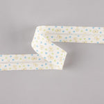 Cinta Bies Perrito Estrellas Azul-Verde 30mm - Ribes y Casals