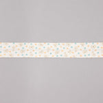 Cinta Bies Perrito Estrellas Azul-Naranja 18 mm - Ribes y Casals