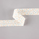 Cinta Bies Perrito Estrellas Azul-Naranja 18 mm - Ribes y Casals