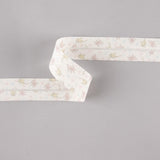 Cinta Bies Cerditos y Gatos Rosa-Crema 30mm - Ribes y Casals