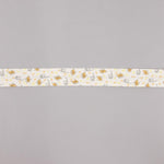 Cinta Bies Cerditos y Gatos Naranja-Gris 18 mm - Ribes y Casals