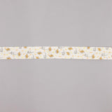 Cinta Bies Cerditos y Gatos Naranja-Gris 18 mm - Ribes y Casals