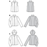 Patrón Burda 6114 Chaleco y Chaqueta - Ribes y Casals