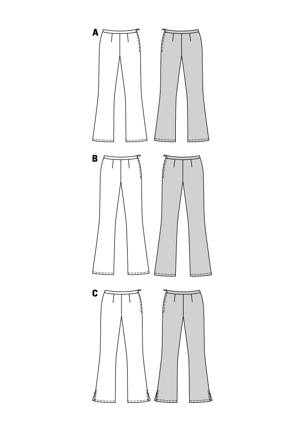 Patrón Burda 6152 Pantalón - Ribes y Casals