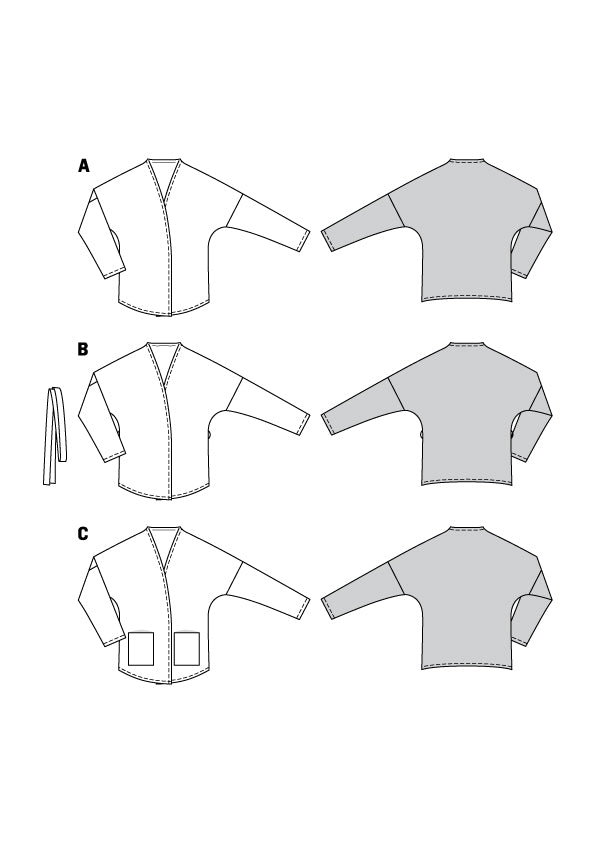 Patrón Burda 6153 Chaqueta - Ribes y Casals