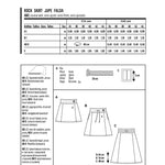 Patrón Burda 6154 Falda - Ribes y Casals