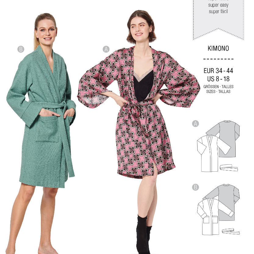 Patrón Burda 6161 Kimono - Ribes y Casals
