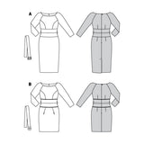 Patrón Burda 6165 Vestido - Ribes y Casals
