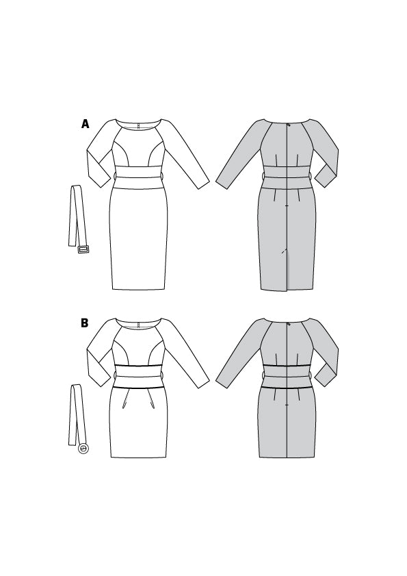 Patrón Burda 6165 Vestido - Ribes y Casals