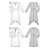 Patrón Burda 6176 Vestido - Ribes y Casals